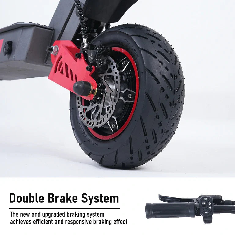 FREEBOY H8 Electric Scooter – 3000W Motor, 47 mph