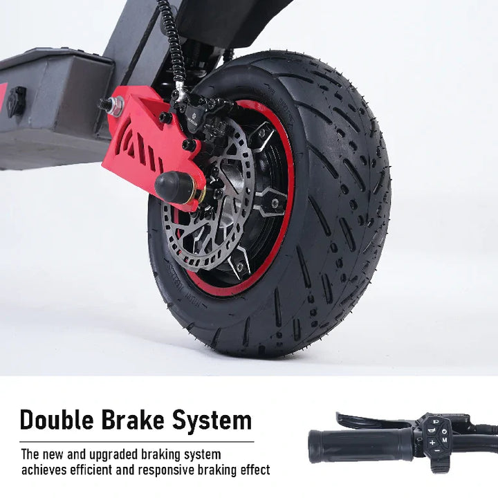 FREEBOY H8 Electric Scooter – 3000W Motor, 47 mph