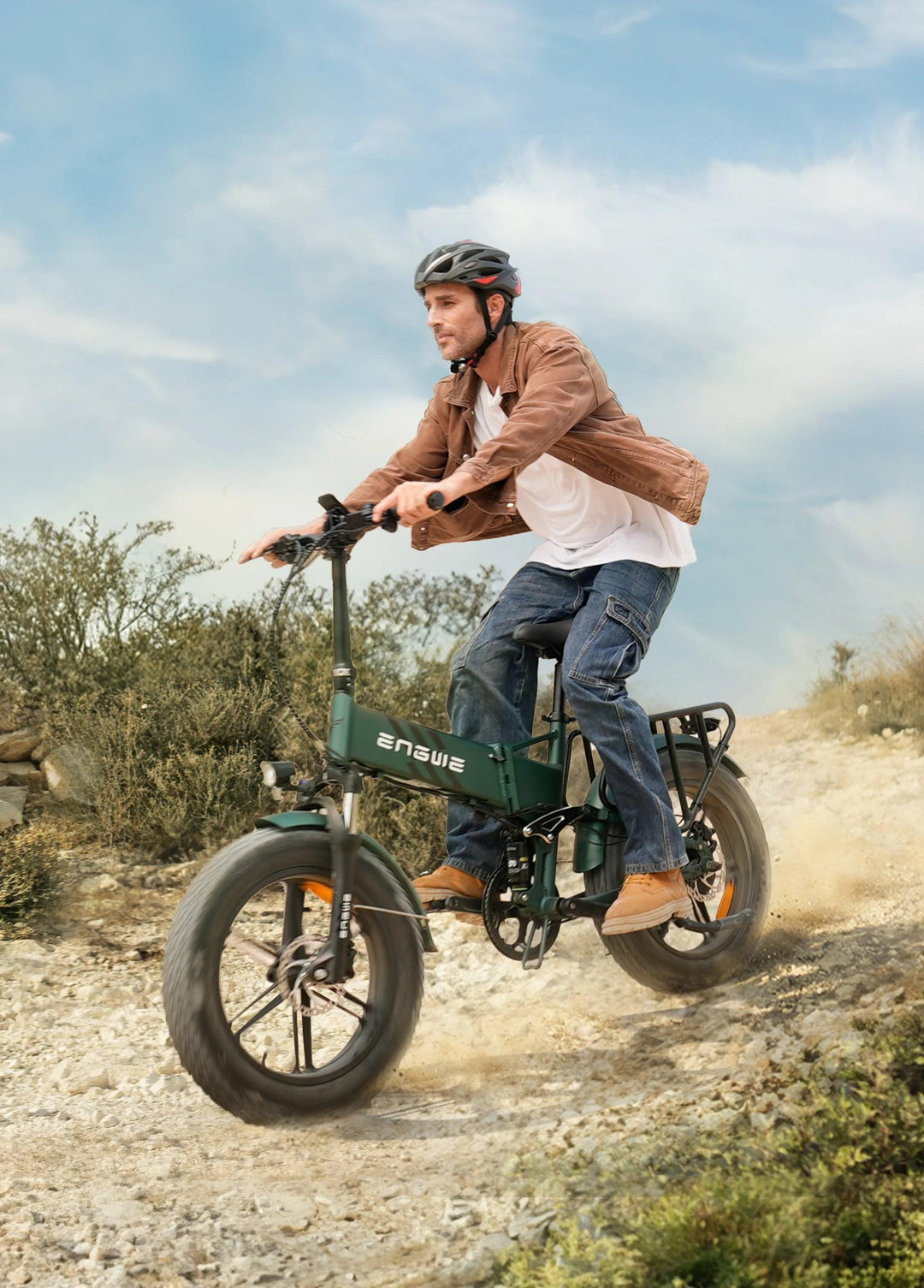 ENGWE ENGINE Pro 2.0 Folding Electric Bike with 52V 16Ah Battery and Full Suspension