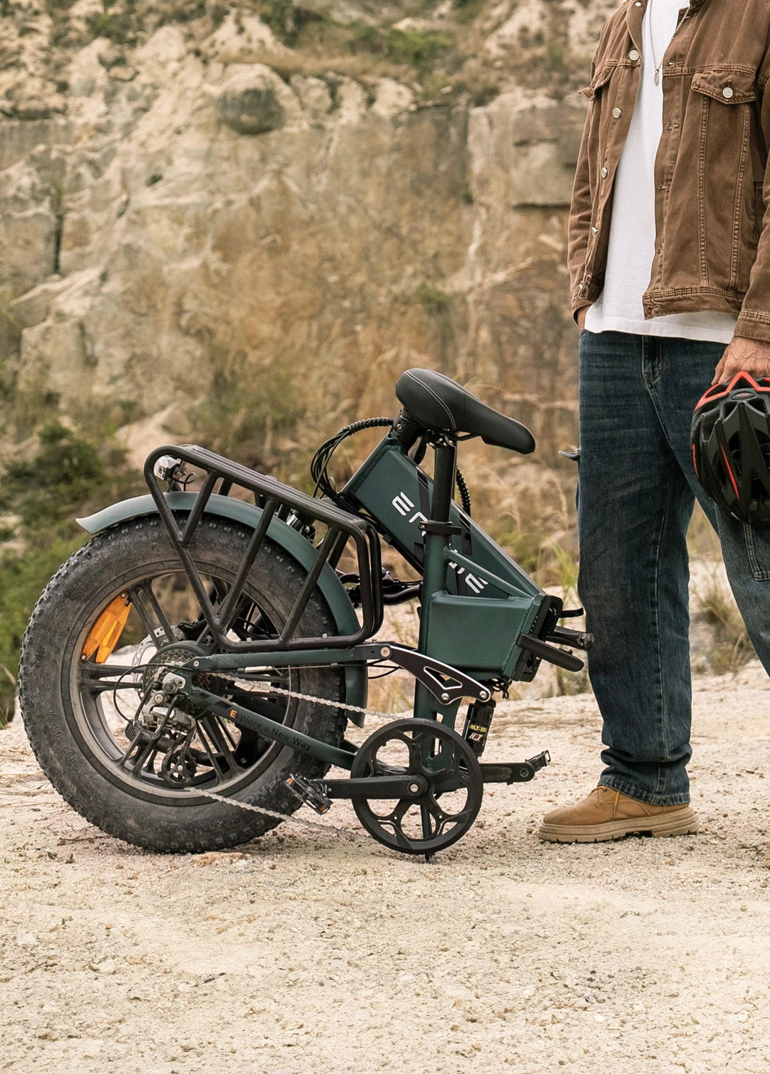 ENGWE ENGINE Pro 2.0 Folding Electric Bike with 52V 16Ah Battery and Full Suspension