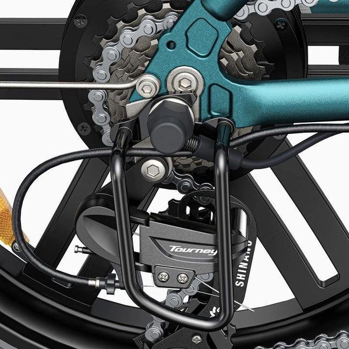 ENGWE L20 BOOST Step-Thru Electric Bike with Powerful Motor and Mechanical Disc Brakes