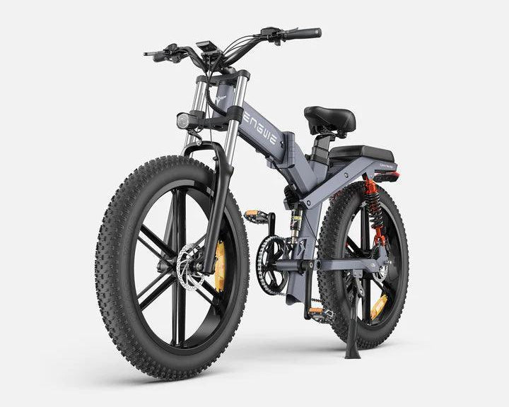ENGWE X26 Folding Fat Tire Electric Bike with 1200W Power and Dual Battery System