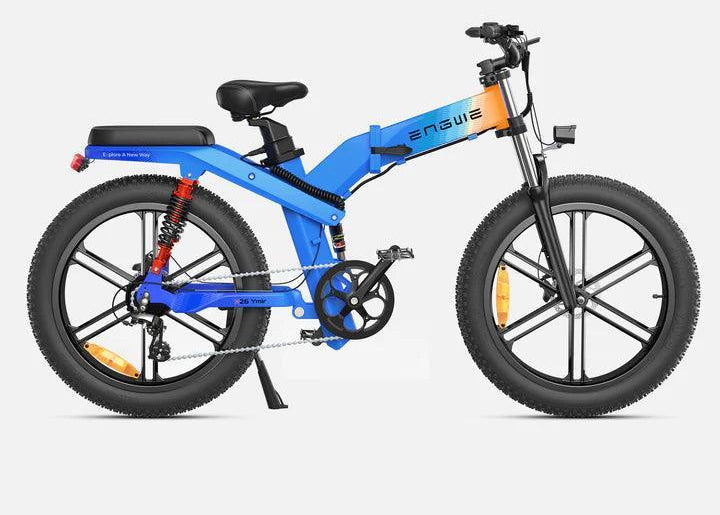 ENGWE X26 Folding Fat Tire Electric Bike with 1200W Power and Dual Battery System