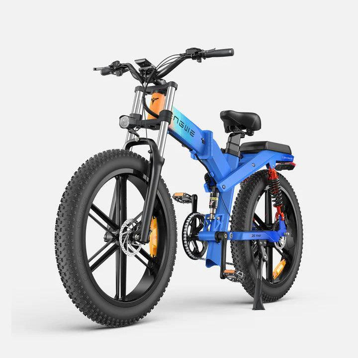 ENGWE X26 Folding Fat Tire Electric Bike with 1200W Power and Dual Battery System