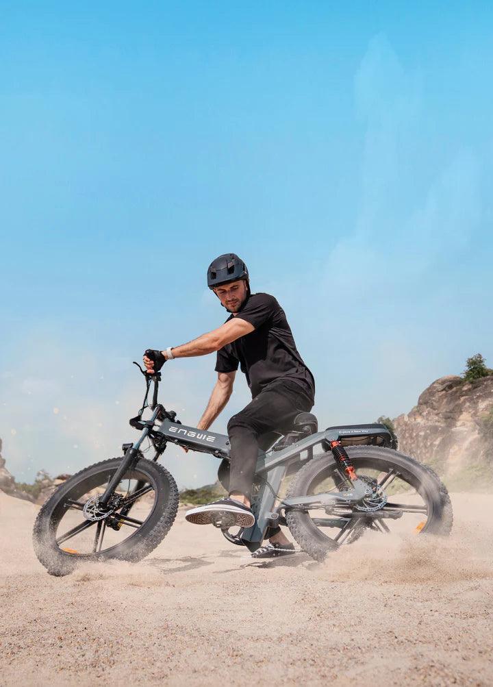 ENGWE X26 Folding Fat Tire Electric Bike with 1200W Power and Dual Battery System