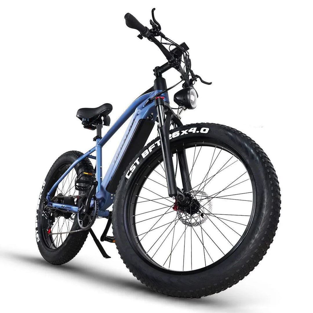 ES28 1000W Fat Tire Electric Bike for Rugged Terrain and Urban Street Riding