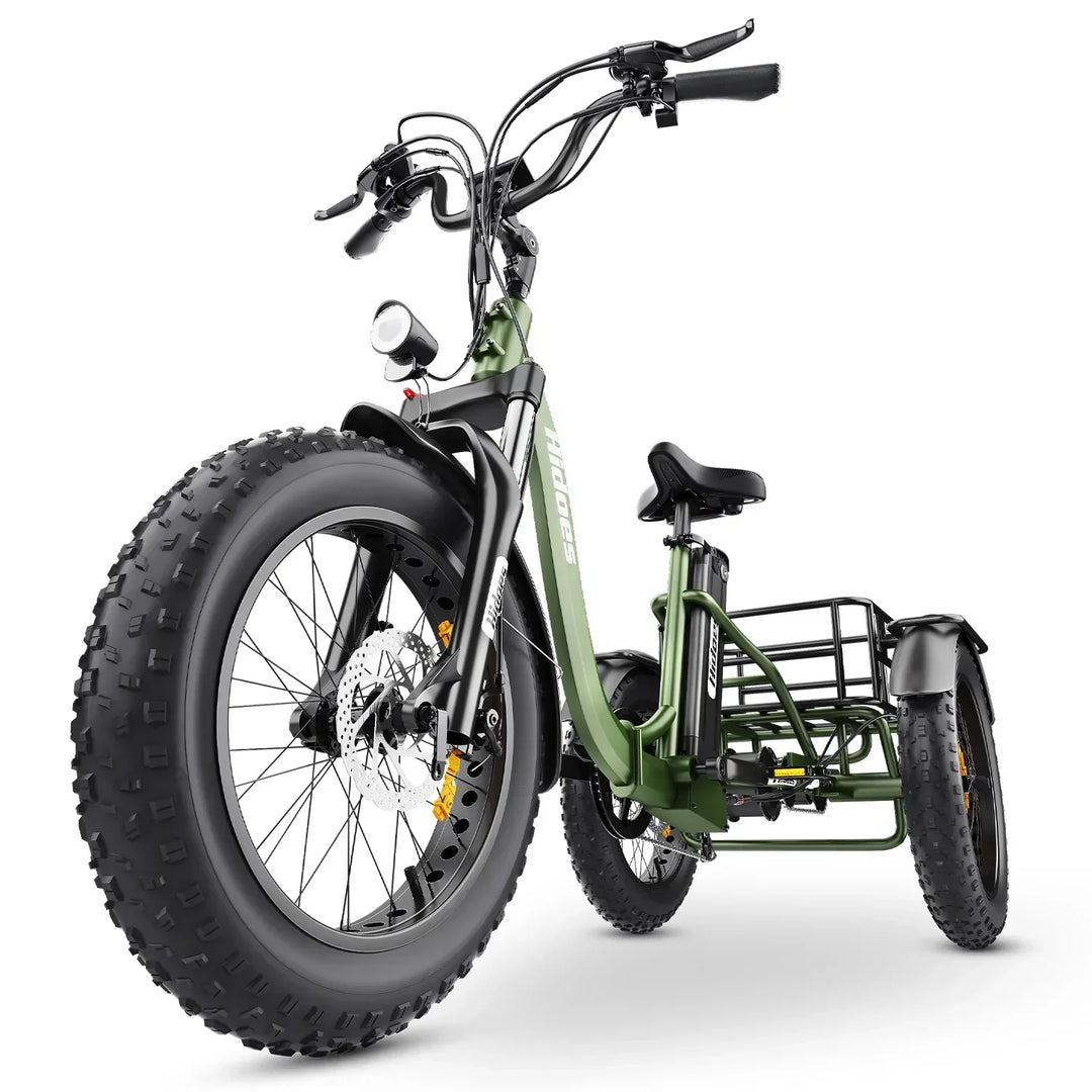 Hidoes ET1 Electric Tricycle with Removable Battery and Rear Drive Motor