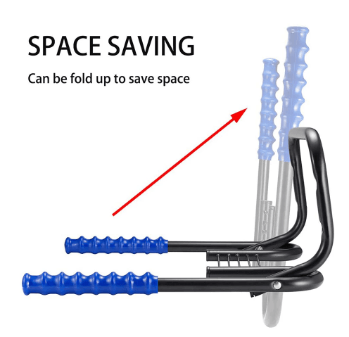 Space-Saving Folding Bike Wall Hook