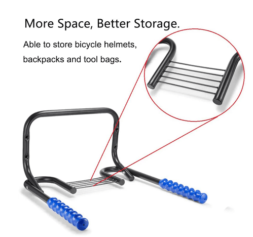 Space-Saving Folding Bike Wall Hook