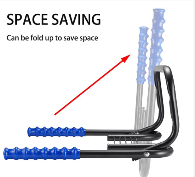 Space-Saving Folding Bike Wall Hook
