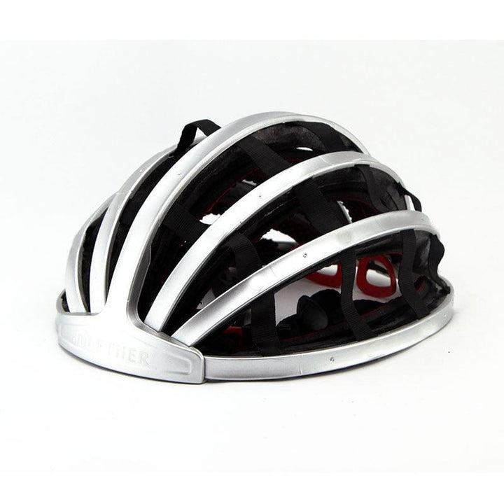 Ftiier Foldable Cycling Helmet - Ultralight 250g Portable Bike Helmet - High-Density Impact Resistant PC+EPS Protection for Road &amp; MTB (M/L)