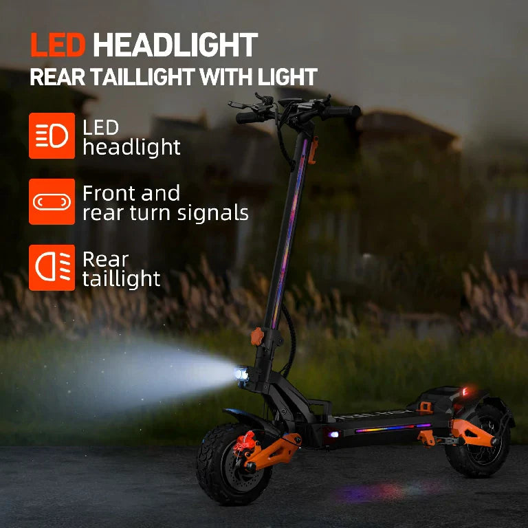 FREEBOY H9 Electric Scooter – 3000W Motor, 50 mph