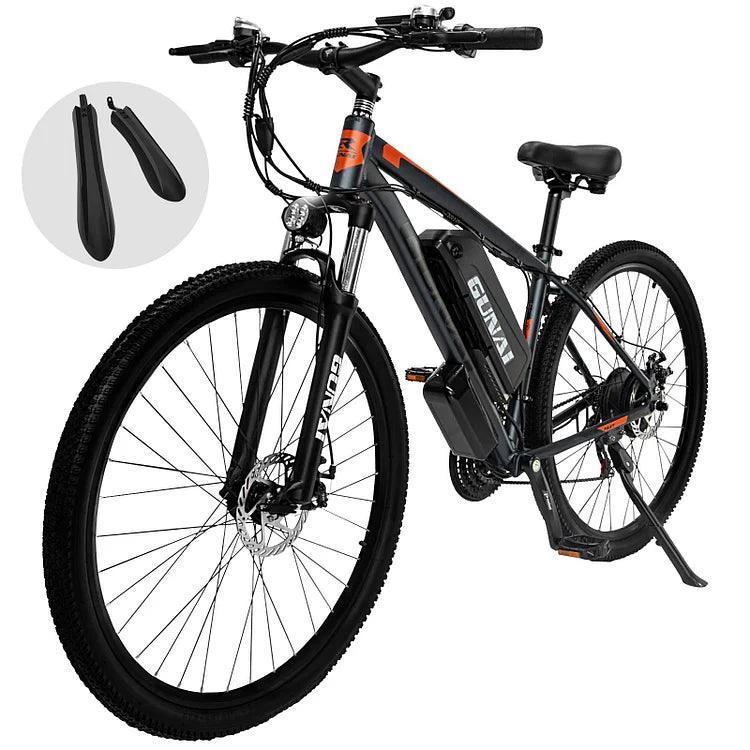 GUNAI GN29 Electric Bike with Front Shock Absorber and IPX3 Waterproof Rating