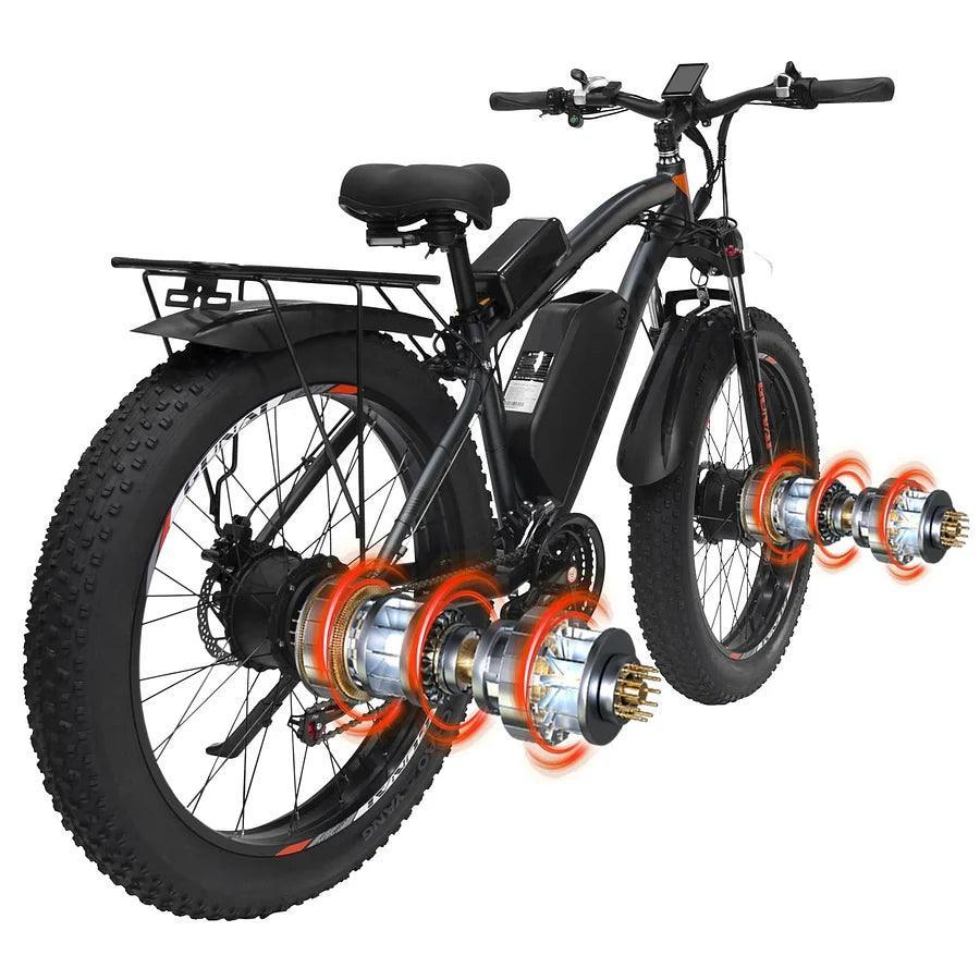 GUNAI GN88 Dual Motor Electric Mountain Bike with 55km/h Max Speed