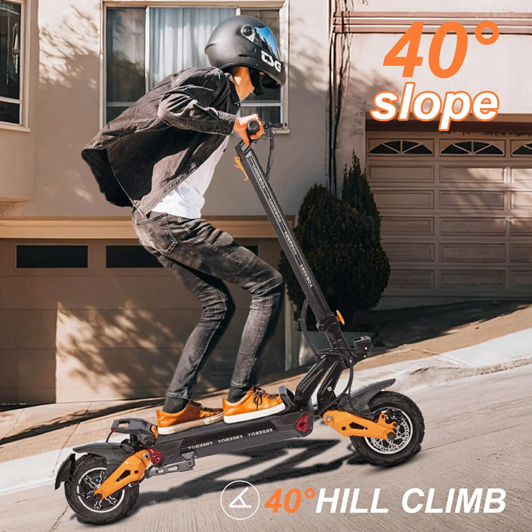 FREEBOY H9 Electric Scooter – 3000W Motor, 50 mph