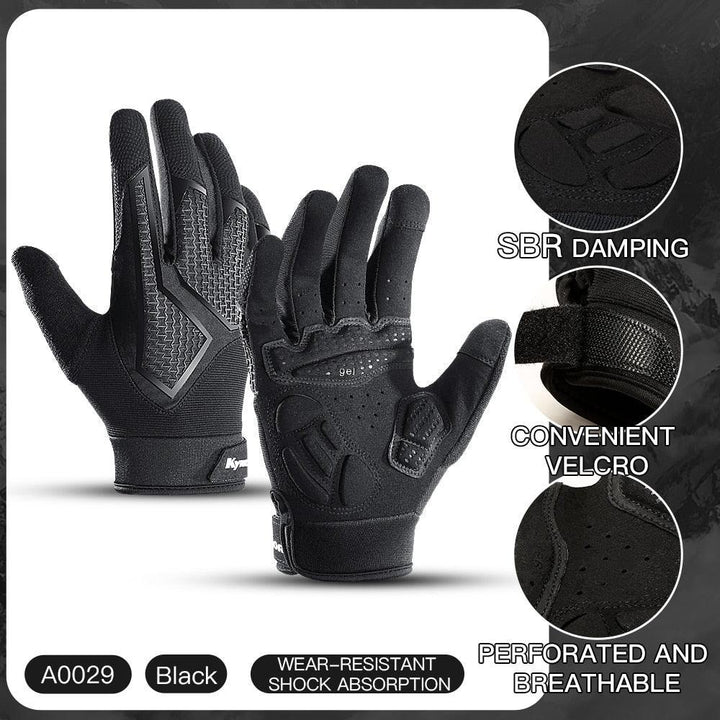 Fezrgea Gel Liquid Silicone Cycling Gloves - Half Finger Breathable MTB Road Bike Mittens - Shock-Absorbing &amp; Washable Universal Riding Gloves