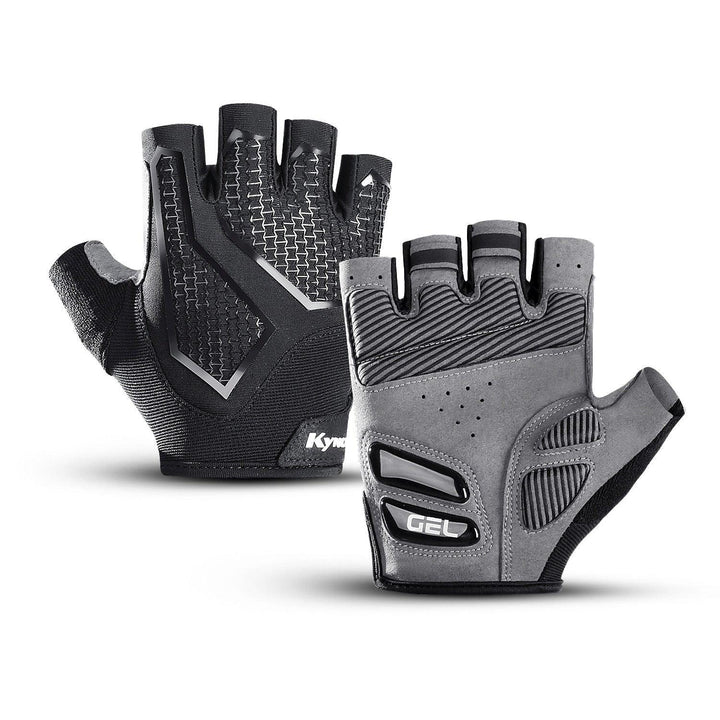 Fezrgea Gel Liquid Silicone Cycling Gloves - Half Finger Breathable MTB Road Bike Mittens - Shock-Absorbing &amp; Washable Universal Riding Gloves