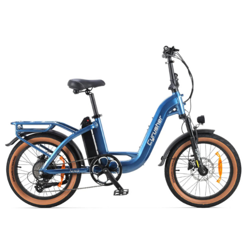 Cyrusher Nova Step-Thru Electric Bike with Torque Sensor and Shimano Hydraulic Disc Brakes