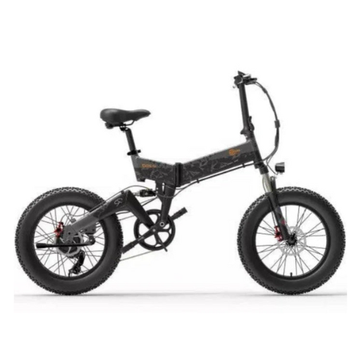 Bezior XF200 Folding Fat Tire Electric Bike with Powerful Motor for All-Terrain Riding