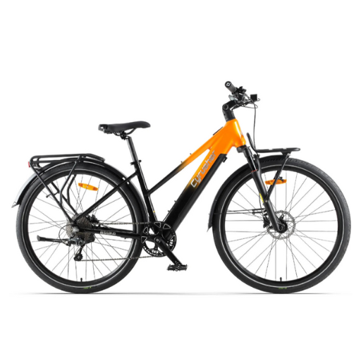 Cyrusher Asuka Step-Thru Trekking Electric Bike with Shimano 4700 10-Speed and OLED Display