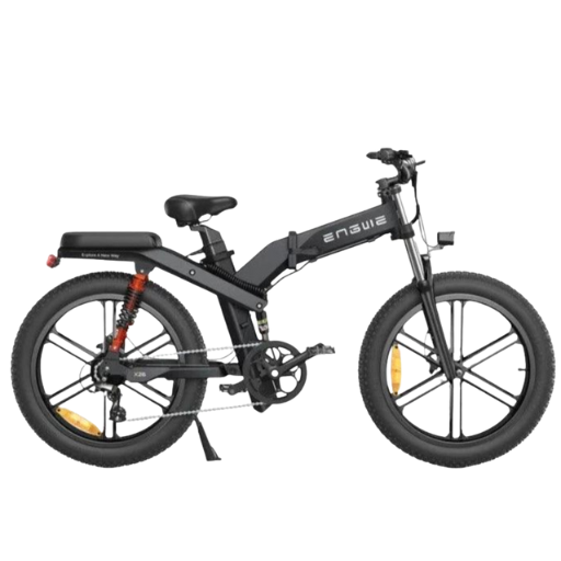 ENGWE X26 Folding Fat Tire Electric Bike with 1200W Power and Dual Battery System