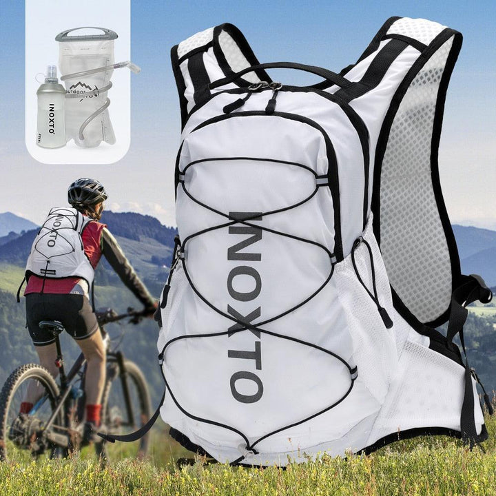 INOXTO 15L Professional Cycling Backpack - Lightweight Waterproof Sport Bag - Hydration Ready Daypack for MTB &amp; Road Biking (576T)
