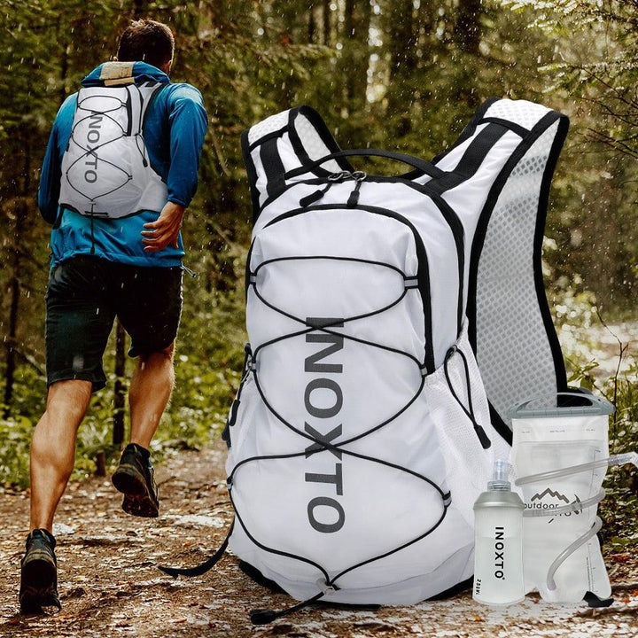 INOXTO 15L Professional Cycling Backpack - Lightweight Waterproof Sport Bag - Hydration Ready Daypack for MTB &amp; Road Biking (576T)