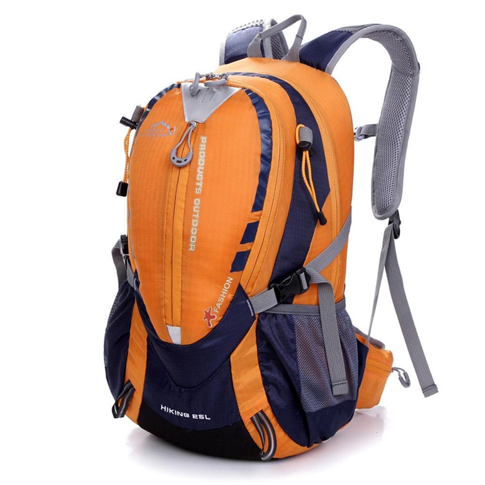 INOXTO 25L Professional Mountaineering Backpack - Hydration Compatible Hiking Daypack - Waterproof Polyester Sport Bag for Cycling &amp; Trekking