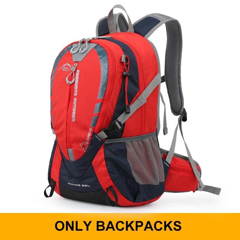 INOXTO 25L Professional Mountaineering Backpack - Hydration Compatible Hiking Daypack - Waterproof Polyester Sport Bag for Cycling &amp; Trekking