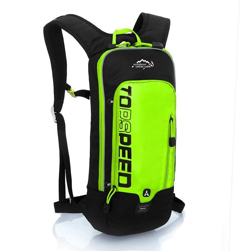 INOXTO 6L Lightweight Cycling Backpack - Waterproof &amp; Breathable Hydration Pack - Reflective Sport Daypack with Helmet Holder (Model 528A)