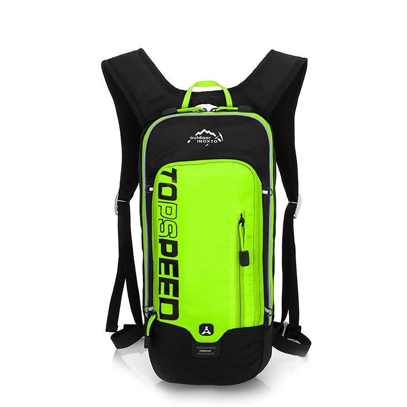 INOXTO 6L Lightweight Cycling Backpack - Waterproof &amp; Breathable Hydration Pack - Reflective Sport Daypack with Helmet Holder (Model 528A)