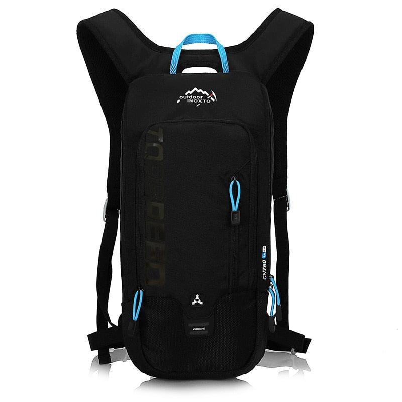 INOXTO 6L Lightweight Cycling Backpack - Waterproof &amp; Breathable Hydration Pack - Reflective Sport Daypack with Helmet Holder (Model 528A)