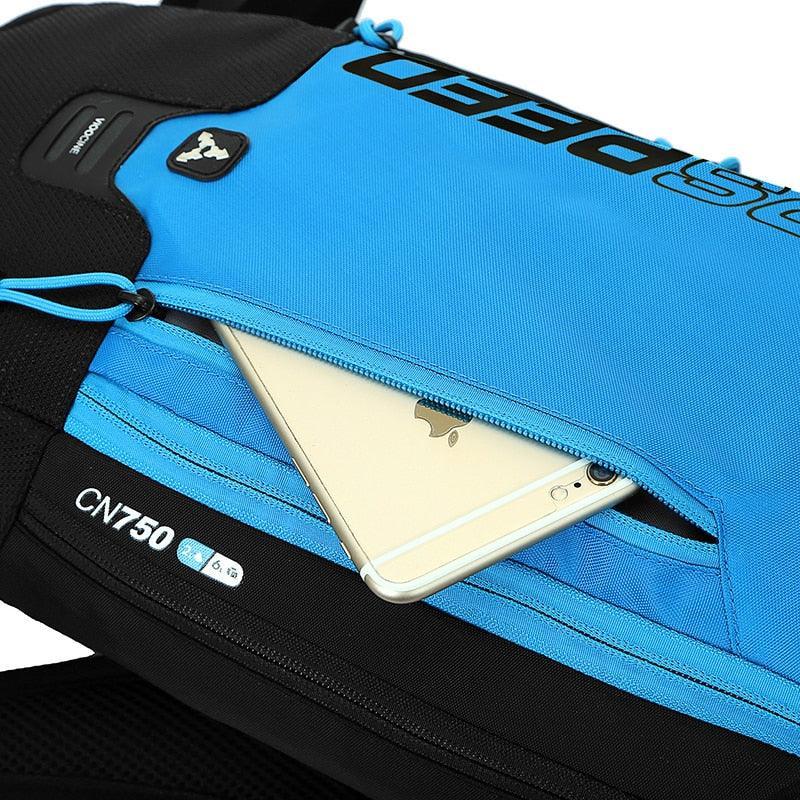 INOXTO 6L Lightweight Cycling Backpack - Waterproof &amp; Breathable Hydration Pack - Reflective Sport Daypack with Helmet Holder (Model 528A)