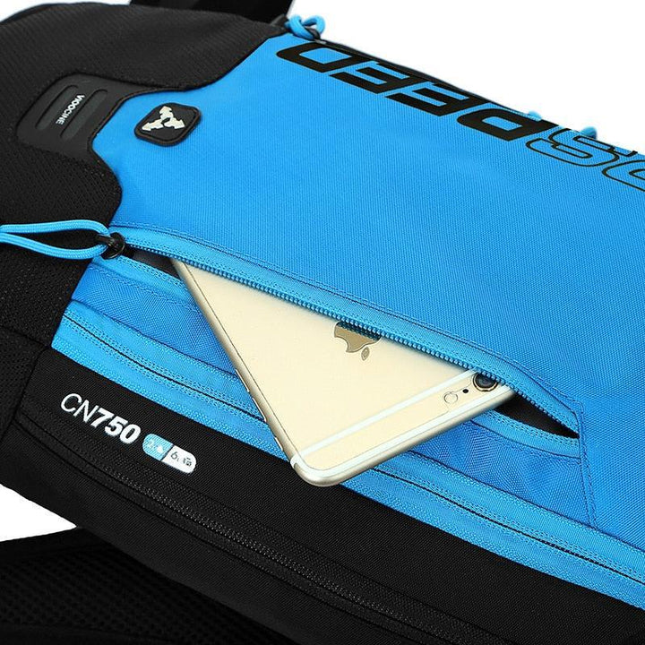 INOXTO 6L Lightweight Cycling Backpack - Waterproof &amp; Breathable Hydration Pack - Reflective Sport Daypack with Helmet Holder (Model 528A)