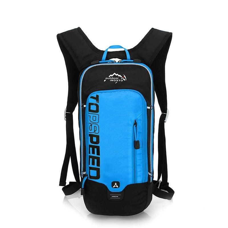 INOXTO 6L Lightweight Cycling Backpack - Waterproof &amp; Breathable Hydration Pack - Reflective Sport Daypack with Helmet Holder (Model 528A)