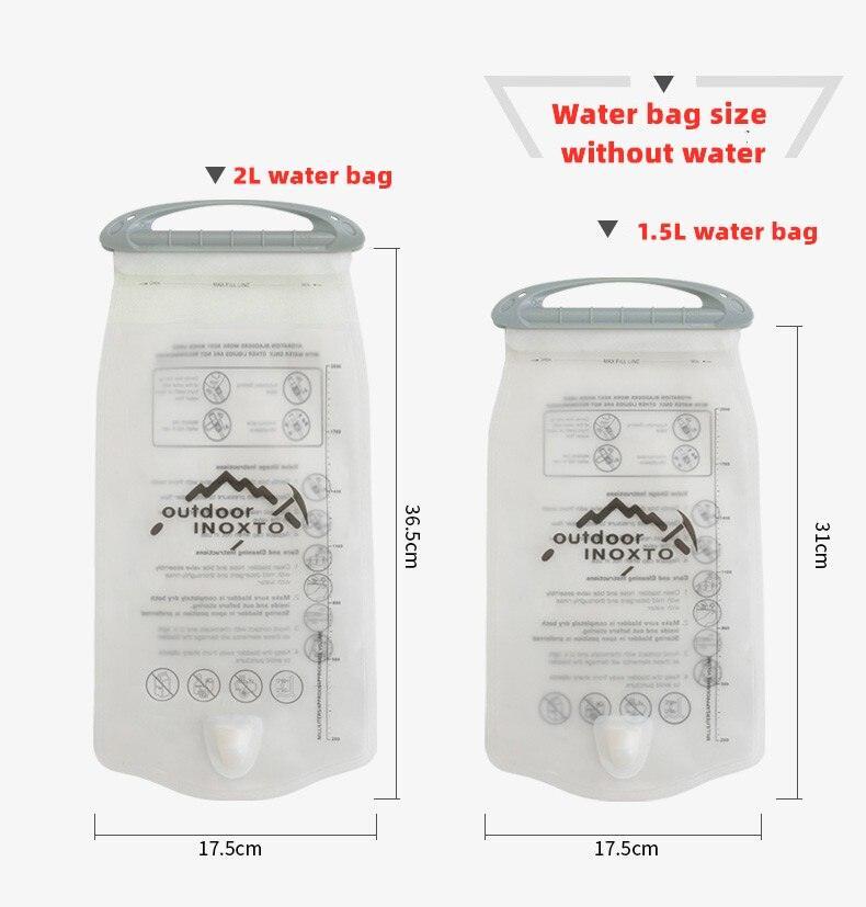 INOXTO 6L Lightweight Cycling Backpack - Waterproof &amp; Breathable Hydration Pack - Reflective Sport Daypack with Helmet Holder (Model 528A)