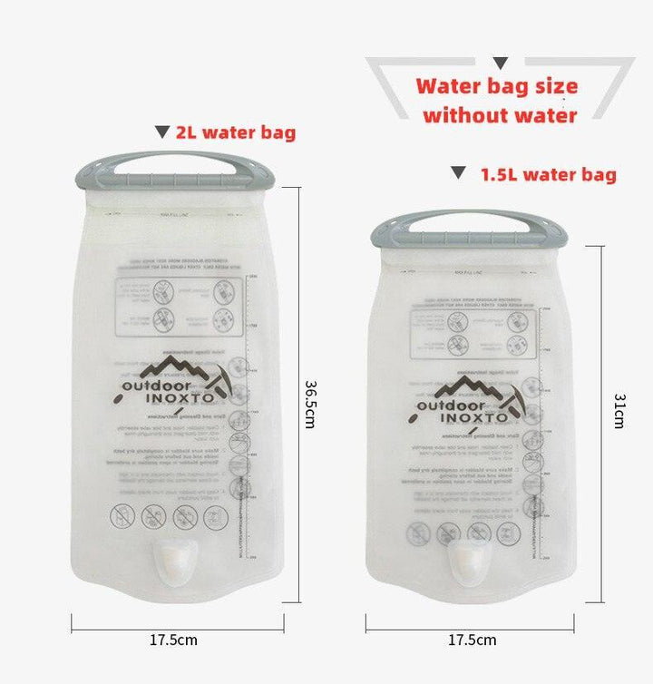 INOXTO 6L Lightweight Cycling Backpack - Waterproof &amp; Breathable Hydration Pack - Reflective Sport Daypack with Helmet Holder (Model 528A)