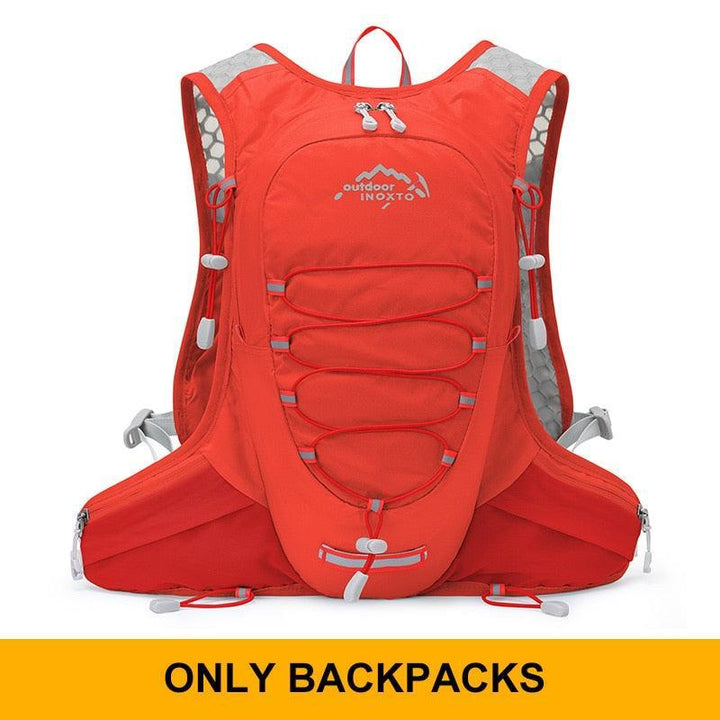 INOXTO Ultralight Waterproof Bicycle Backpack - Rainproof Cycling Daypack for MTB &amp; Road Bike - Ergonomic Breathable Sport Bag for Running &amp; Hiking