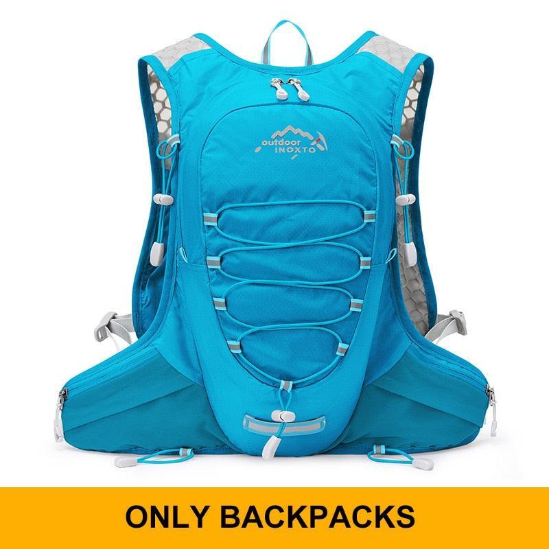 INOXTO Ultralight Waterproof Bicycle Backpack - Rainproof Cycling Daypack for MTB &amp; Road Bike - Ergonomic Breathable Sport Bag for Running &amp; Hiking