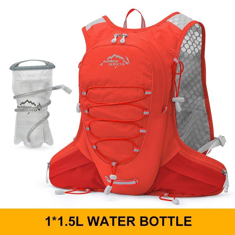 INOXTO Ultralight Waterproof Bicycle Backpack - Rainproof Cycling Daypack for MTB &amp; Road Bike - Ergonomic Breathable Sport Bag for Running &amp; Hiking