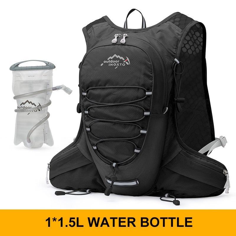 INOXTO Ultralight Waterproof Bicycle Backpack - Rainproof Cycling Daypack for MTB &amp; Road Bike - Ergonomic Breathable Sport Bag for Running &amp; Hiking