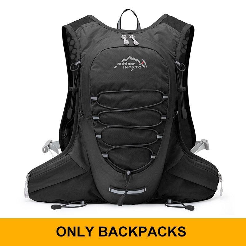 INOXTO Ultralight Waterproof Bicycle Backpack - Rainproof Cycling Daypack for MTB &amp; Road Bike - Ergonomic Breathable Sport Bag for Running &amp; Hiking