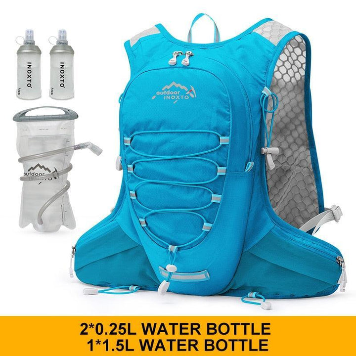 INOXTO Ultralight Waterproof Bicycle Backpack - Rainproof Cycling Daypack for MTB &amp; Road Bike - Ergonomic Breathable Sport Bag for Running &amp; Hiking