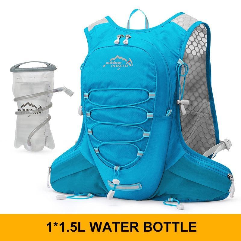 INOXTO Ultralight Waterproof Bicycle Backpack - Rainproof Cycling Daypack for MTB &amp; Road Bike - Ergonomic Breathable Sport Bag for Running &amp; Hiking