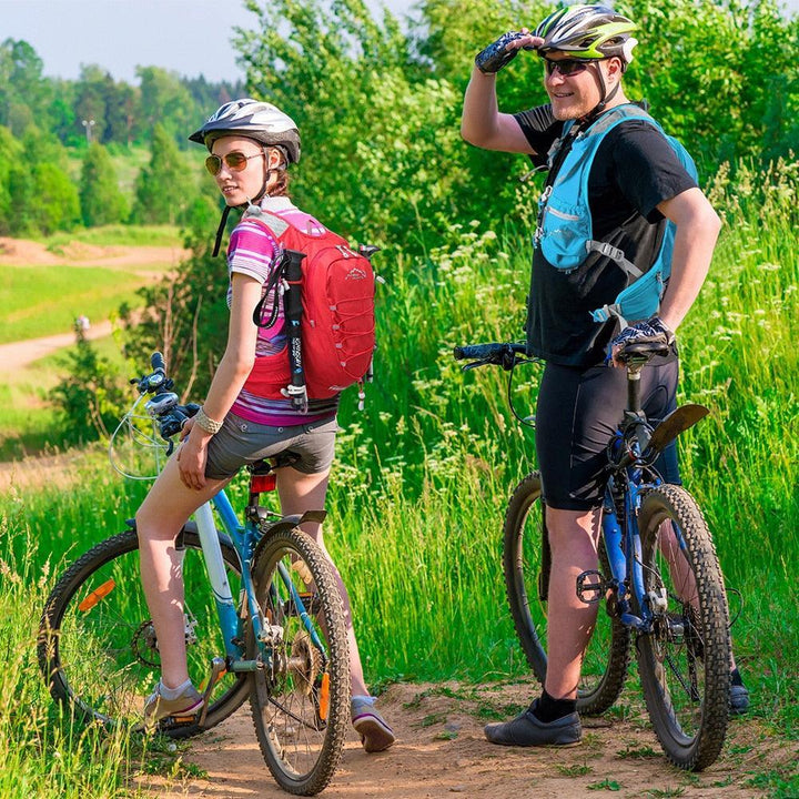 INOXTO Ultralight Waterproof Bicycle Backpack - Rainproof Cycling Daypack for MTB &amp; Road Bike - Ergonomic Breathable Sport Bag for Running &amp; Hiking