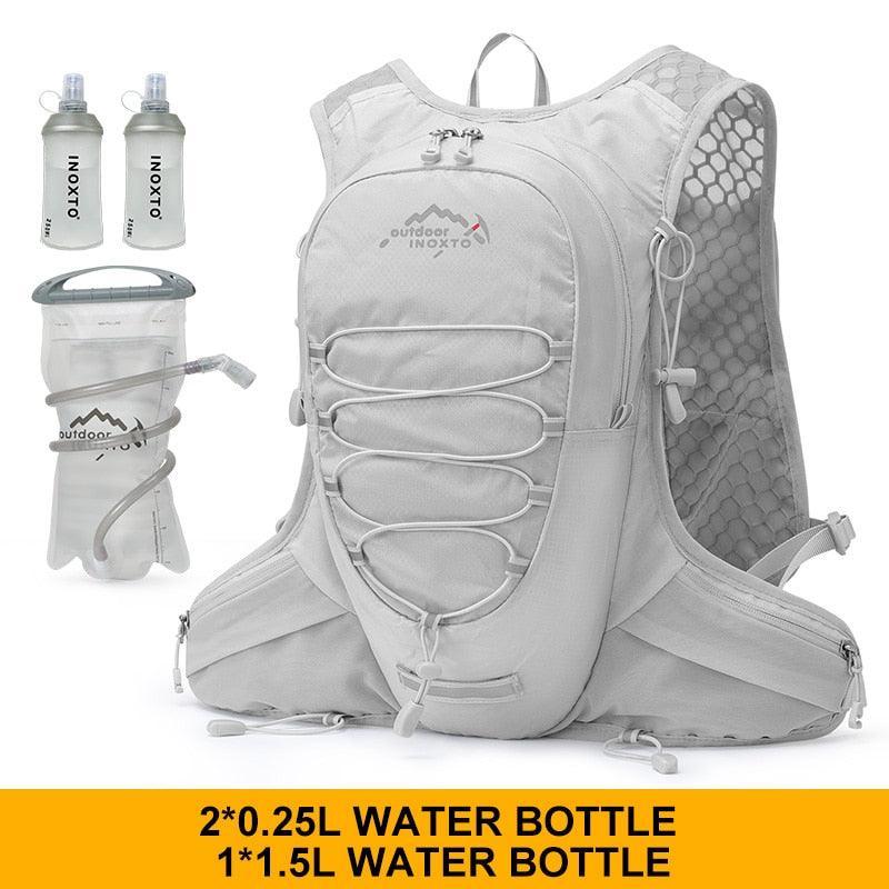 INOXTO Ultralight Waterproof Bicycle Backpack - Rainproof Cycling Daypack for MTB &amp; Road Bike - Ergonomic Breathable Sport Bag for Running &amp; Hiking
