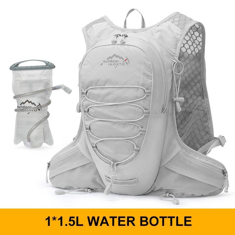 INOXTO Ultralight Waterproof Bicycle Backpack - Rainproof Cycling Daypack for MTB &amp; Road Bike - Ergonomic Breathable Sport Bag for Running &amp; Hiking