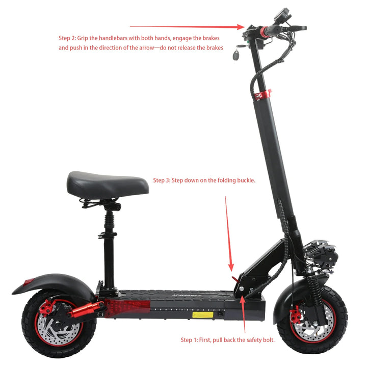 FREEBOY J01 Electric Scooter – 1200W Motor, 40 km/h