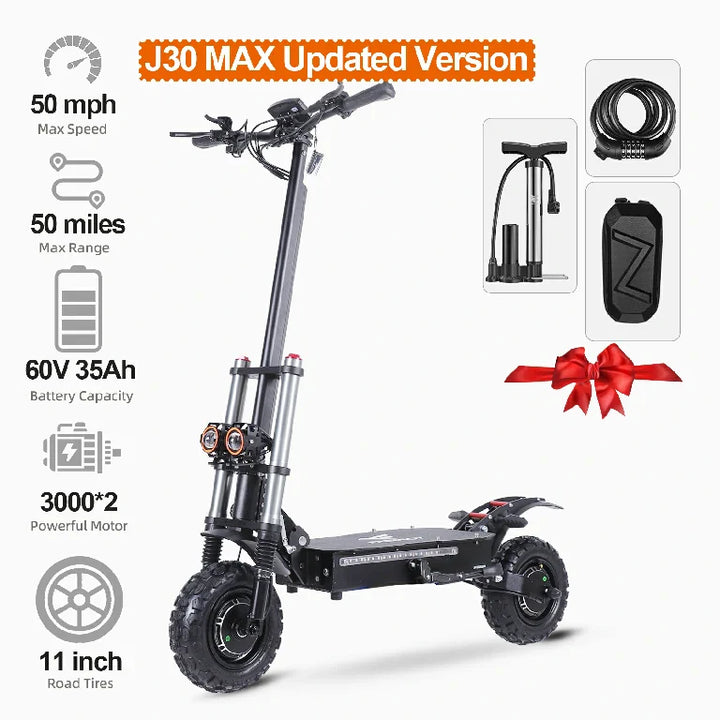 Freeboy J30 MAX Electric Scooter – 3000W Motor, 85 km/h