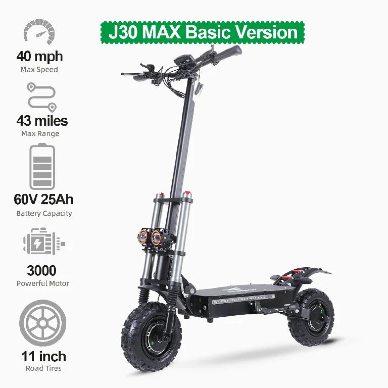 Freeboy J30 MAX Electric Scooter – 3000W Motor, 85 km/h
